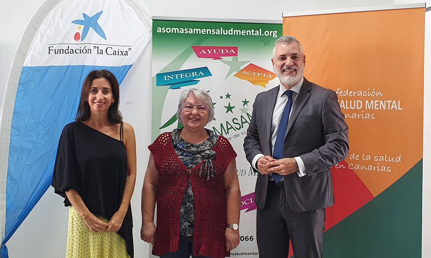 La Asociación Majorera por la Salud Mental recibe el apoyo de la Fundación «la Caixa»