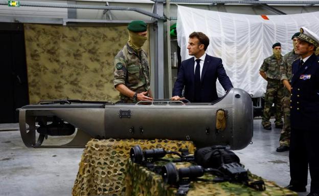 Macron recuerda que la disuasión nuclear francesa protege a Europa
