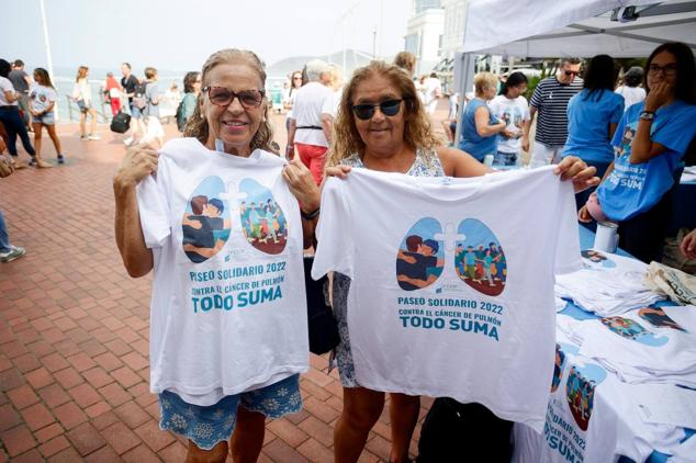 Las Canteras visibiliza la lucha contra el cáncer