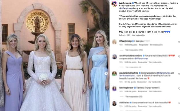 La cuarta hija de Trump se casa en una fastuosa boda en Florida