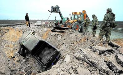 Kiev afirma que los rusos dejaron 7.500 minas en Jersón durante su retirada