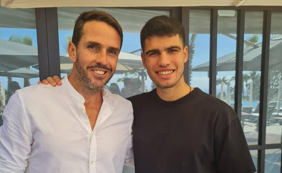 Alcaraz felicita a David Marrero por el homenaje que le dio la ATP
