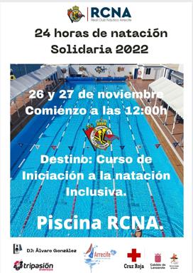 24 horas para un curso de natación inclusiva