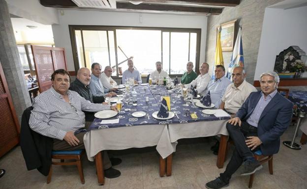 La UD Las Palmas y el CD Tenerife celebran el almuerzo de directivas