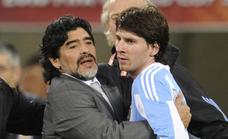 Encomendados a Messi... y a Maradona