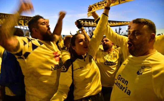 El apoyo de la afición se sintió desde el minuto uno