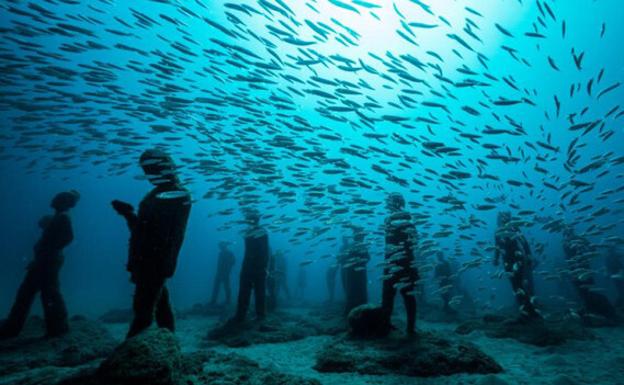 El Museo Atlántico, sin cuatro esculturas de Ignacio Calatayud