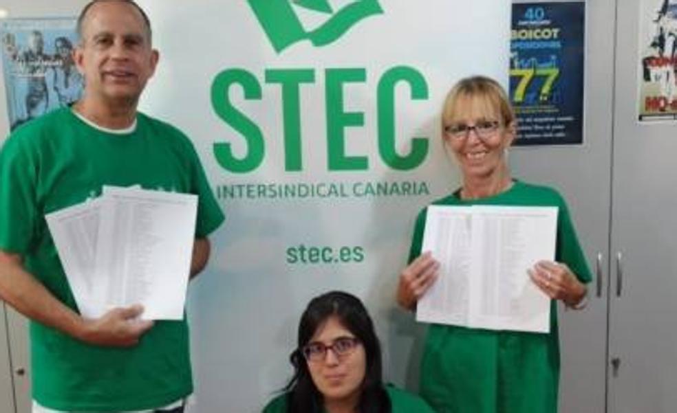 El STEC entrega 2.000 firmas para la regulación del teletrabajo docente