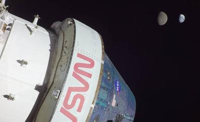 La nave Orión alcanza con éxito el ecuador de su misión a la luna