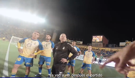 VÍDEO | Jonathan Viera lideró desde el calentamiento la victoria de la UD en el derbi