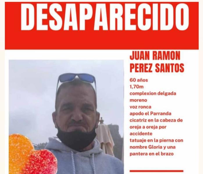 Localizan sin vida a Juan Ramón Pérez,'El Parranda', desaparecido en La Paterna