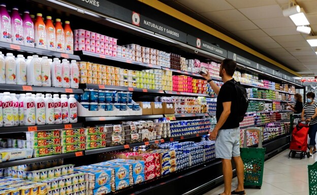 Yogures supermercado./EFE