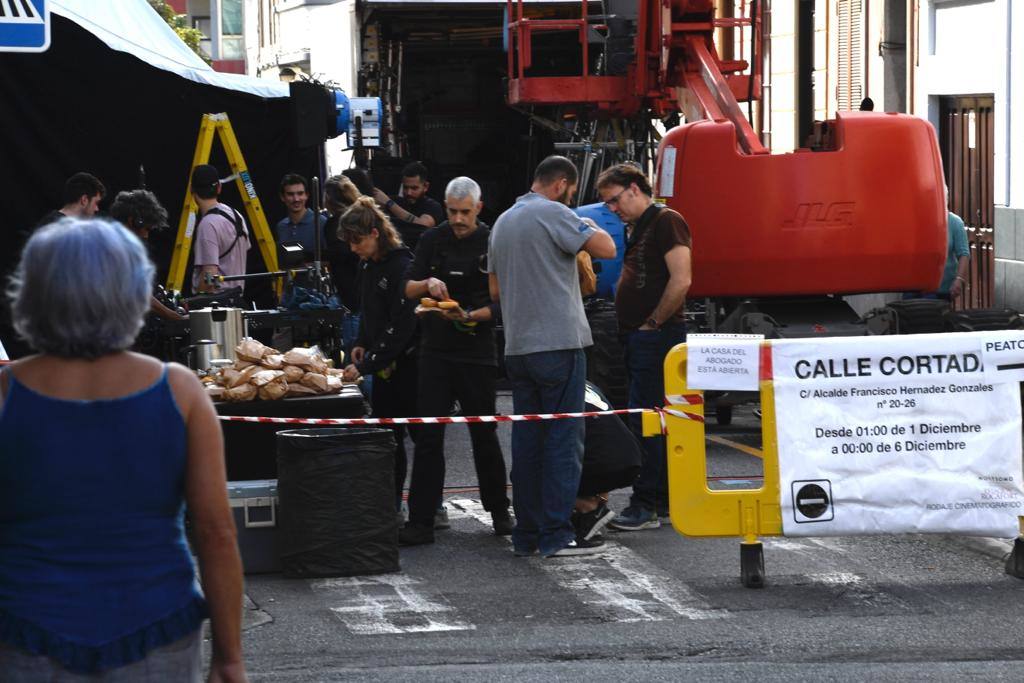 Rodaje de la película Estación Rocafort
