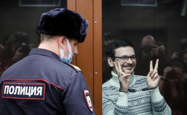 Condenado un líder opositor ruso a ocho años de cárcel por decir que la matanza de Bucha fue real