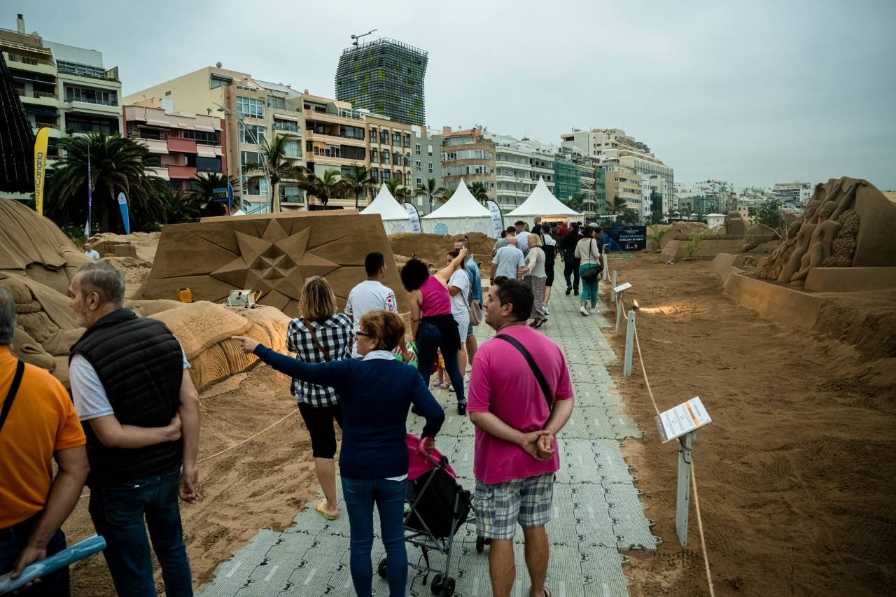 Más de 30.000 personas recorren la XVII edición del Belén de Arena de Las Canteras
