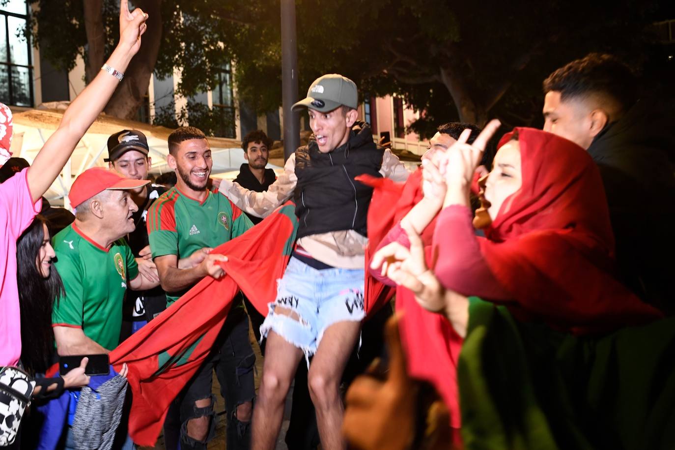 Los marroquíes se despiden del Mundial en la capital grancanaria