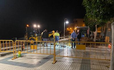 Inquietud en Playa de Arinaga por la rotura de una tubería de aguas fecales
