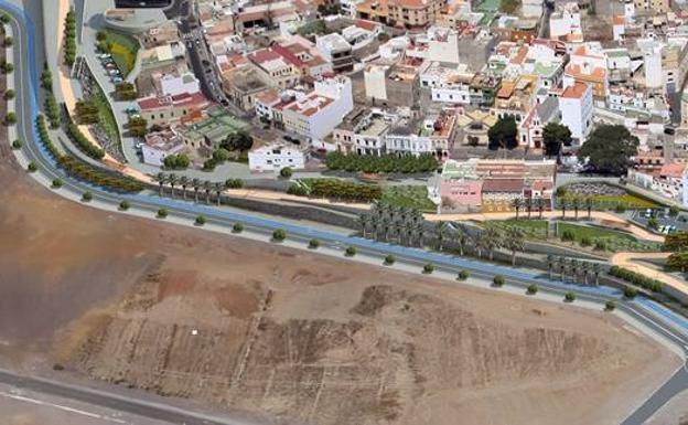 Aprueban el proyecto para crear un cinturón verde entre Tamaraceite y Ciudad Alta