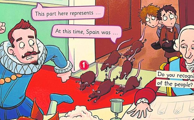 Un libro de texto en inglés y la verdad histórica