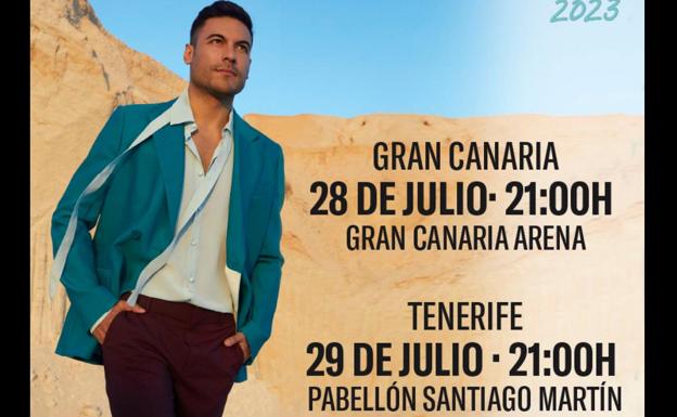 Las entradas para Carlos Rivera salen a la venta el miércoles 28 de diciembre