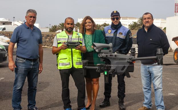 Teguise estrena dron de vigilancia