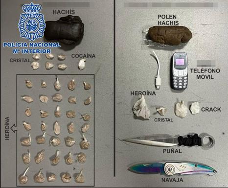 Tres jóvenes, detenidas por intentar introducir drogas y armas blancas en Las Palmas II