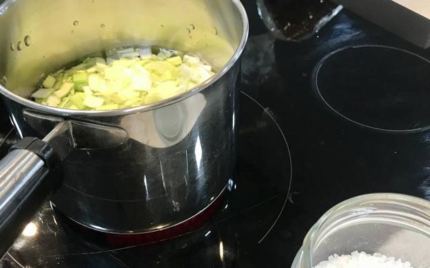 Canelones de pavo y puerro