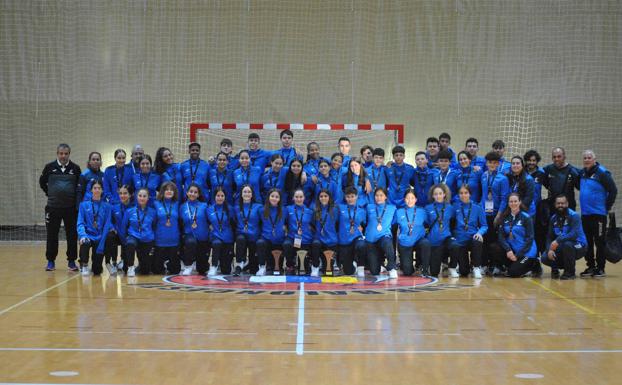 El futuro del balonmano canario inicia el año con buena nota