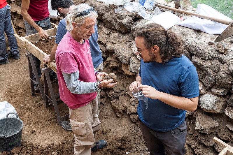 Trabajos arqueológicos en el Cenobio de Valerón, uno de los yacimientos más emblemáticos