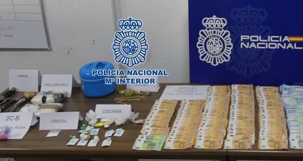 5 detenidos por tráfico de drogas y pertenecer a una red criminal