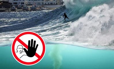 Surfistas, pescadores y vecinos convocan una protesta contra el emisario de La Santa