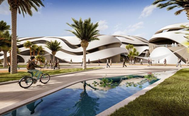 Así es Dreamland, la ciudad del cine de Fuerteventura