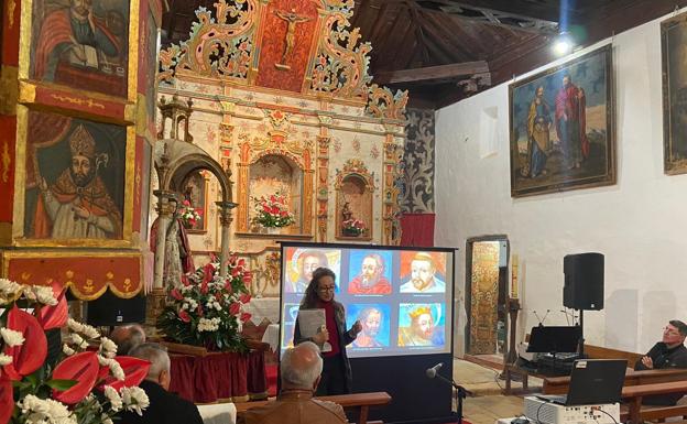 Luz para tres cuadros de la ermita de Valle de Santa Inés
