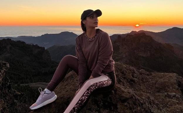 Renata Notni se enamora de la cumbre de Gran Canaria