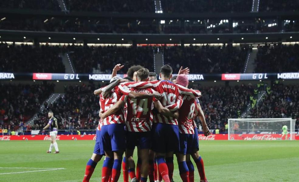 El Atlético se da una alegría antes del derbi