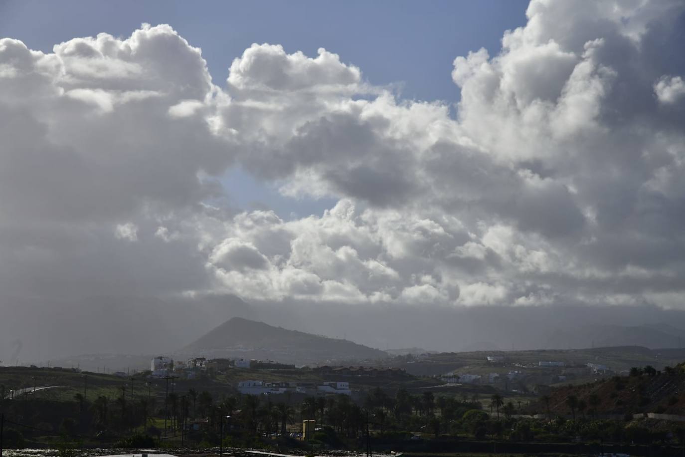 El frío asola Gran Canaria, especialmente las zonas de Valsequillo y San Mateo.