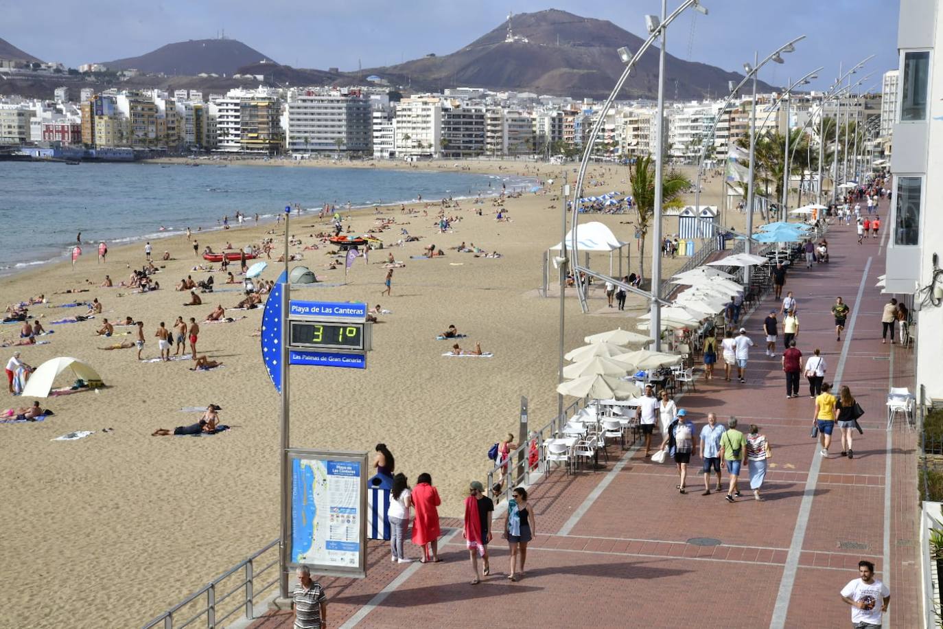 Canarias registró en 2022 su cuarto año más cálido desde 1961