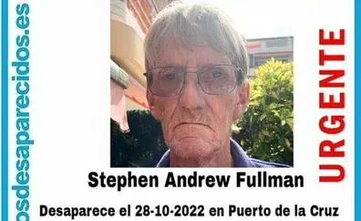 Buscan en Puerto de la Cruz a Stephen Andrew Fullman