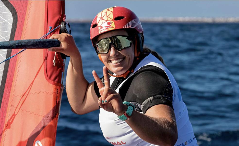 La española Pilar Lamadrid reina en la jornada inaugural de los Lanzarote iQFOil Games