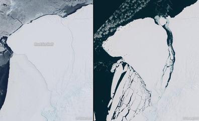 Un iceberg gigante se ha desprendido de la Antártida, pero no por el cambio climático