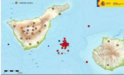 Localizados 37 terremotos en menos de 4 horas entre Gran Canaria y Tenerife