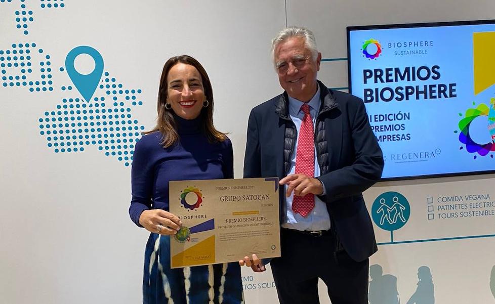 Satocan recibe el Premio Biosphere al proyecto Inspiración en sostenibilidad