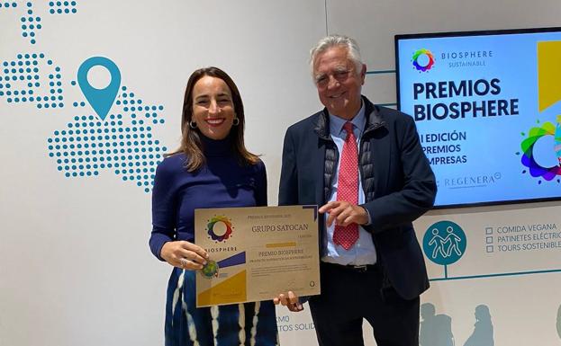 Satocan recibe el Premio Biosphere al proyecto Inspiración en sostenibilidad