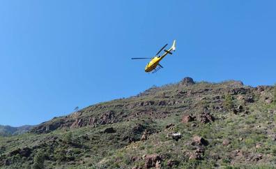 Barranco de Arguineguín arriba hay tres frentes de obra iniciados