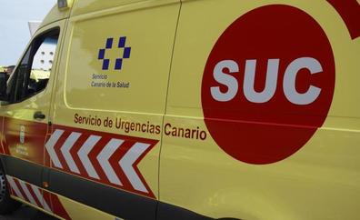 Herida grave tras chocar con una moto contra un muro en Tenerife