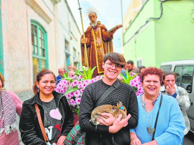 Bendición de mascotas en Tamaraceite