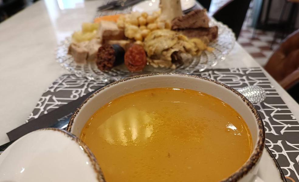 Un glorioso cocido madrileño en pleno barrio de Vegueta