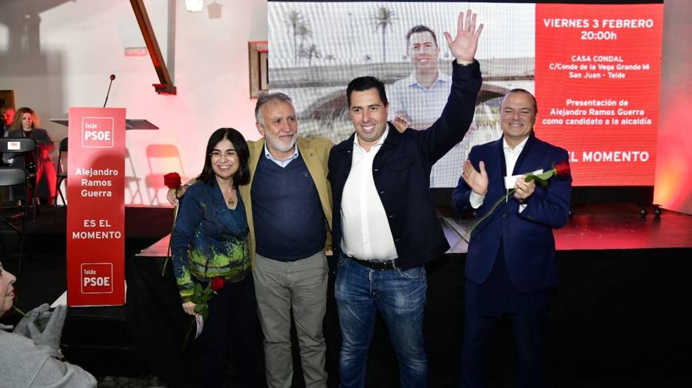 El PSOE presenta a Alejandro Ramos como candidato a la alcaldía de Telde