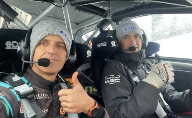 Rogelio Peñate se luce en el Rally Otepää de Estonia