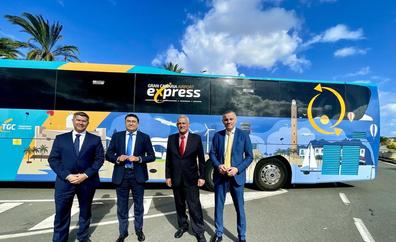 Las guaguas 'Gran Canaria AirPort Express' tienen un nuevo diseño